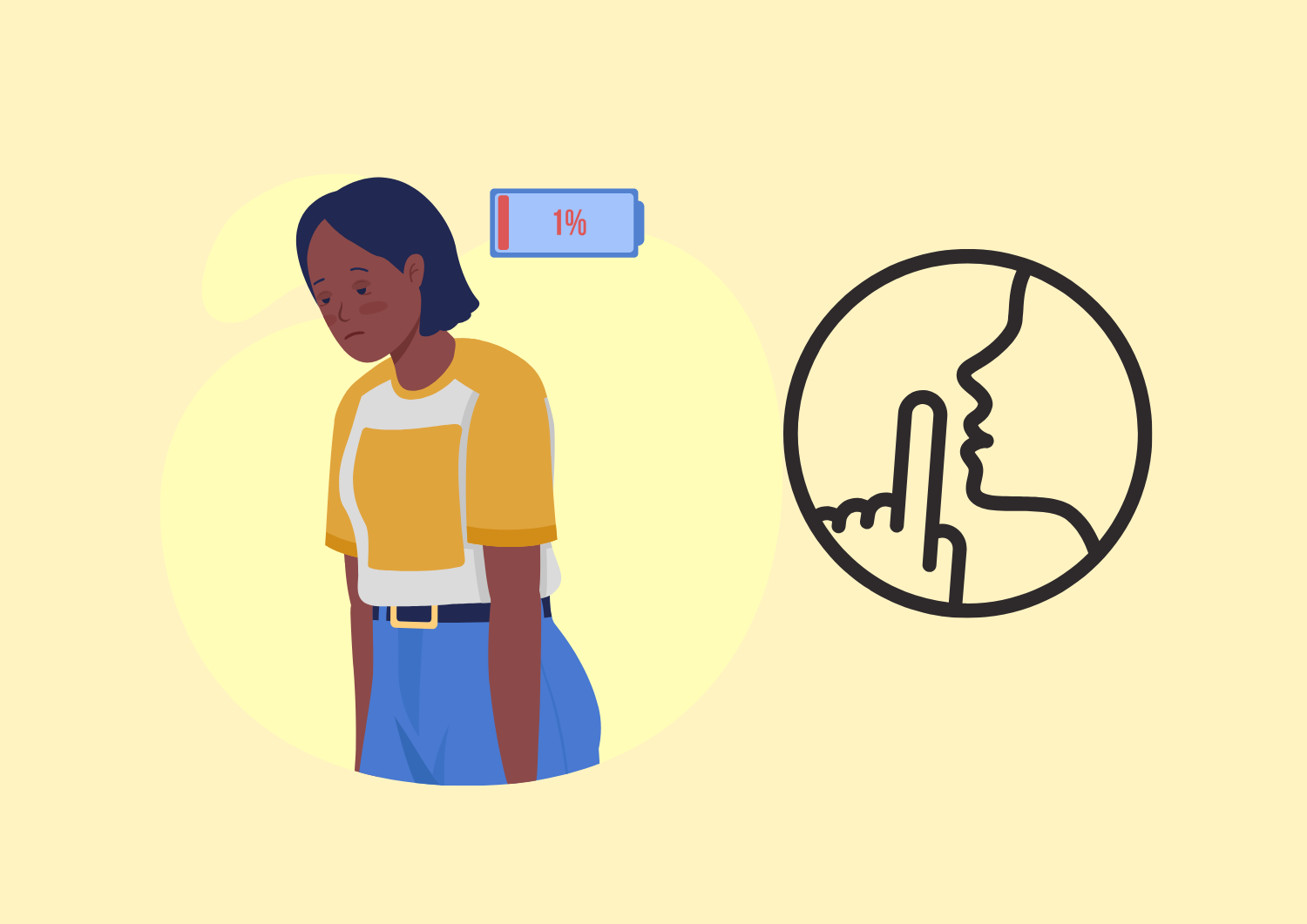 Bukan Tidak Peduli, Hanya Terlalu Lelah untuk Bicara